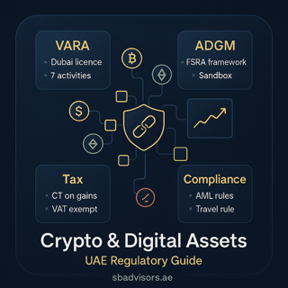 Cryptocurrency and Digital Asset Regulations in the UAE: VARA, Tax, and Compliance