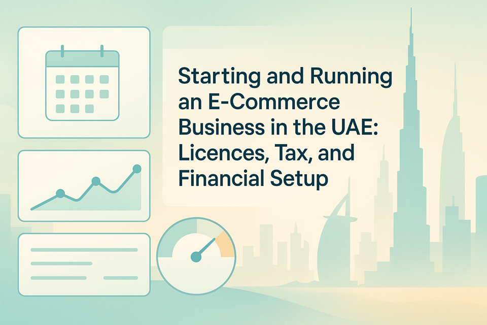 Starting and Running an E-Commerce Business in the UAE: Licences, Tax, and Financial Setup