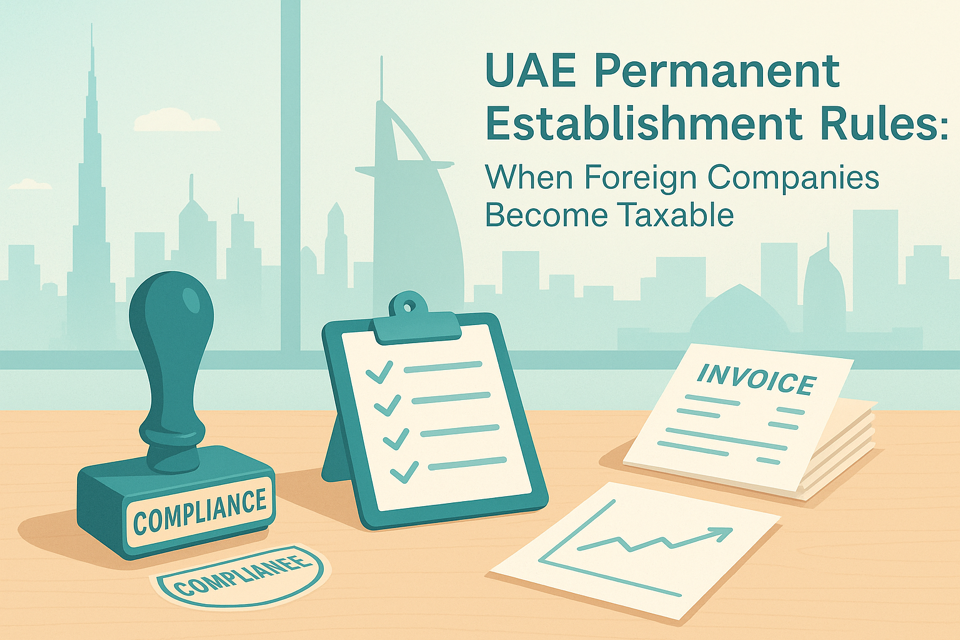 UAE Permanent Establishment Rules: When Foreign Companies Become Taxable